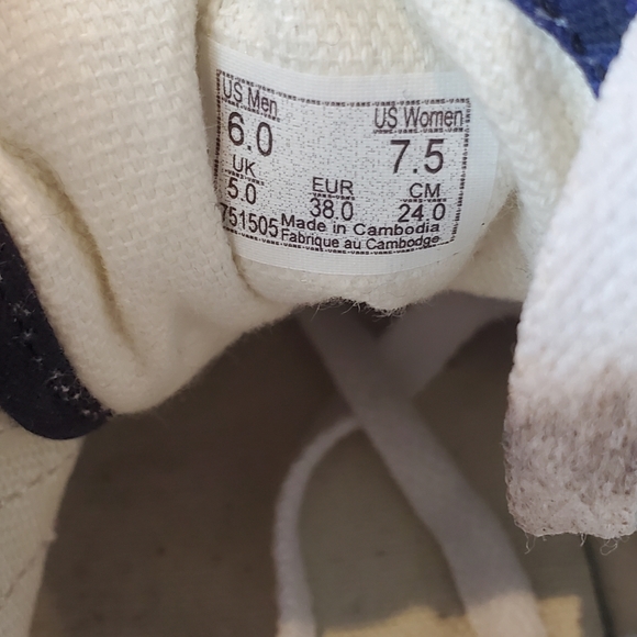 Unisex Vans Old skool size M6/W7.5 color tie die multi - Picture 6 of 7